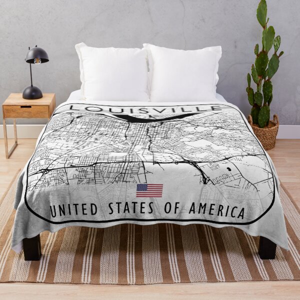 Item preview, LOUISVILLE MAP USA designed and sold by hatimelhag.