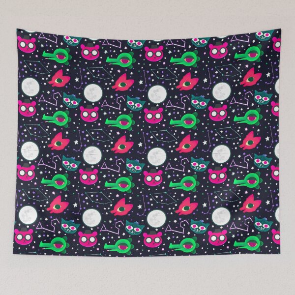 Item preview, Night in the Woods Neon Print designed and sold by lanalaluna.