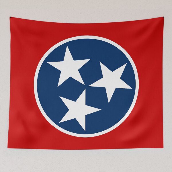 Item preview, Tennessee Tristar State Flag designed and sold by SportsT-Shirts.