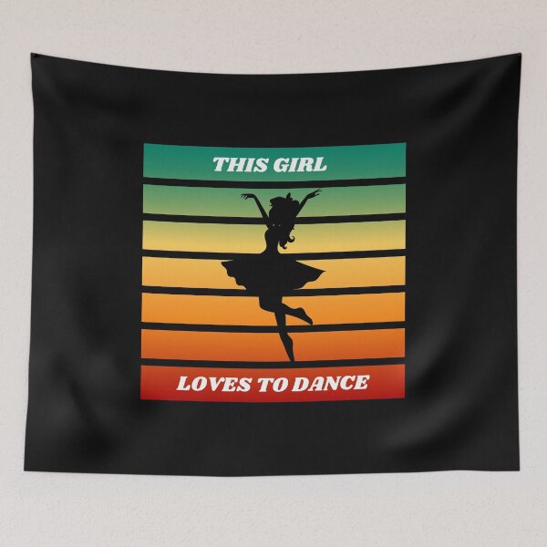 Item preview, Girl Loves to Dance Gift for Dancer T-Shirt designed and sold by CHAMSSTORE.