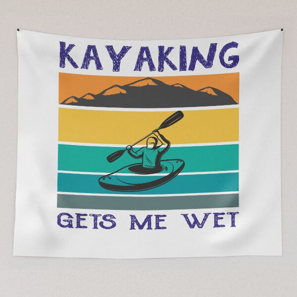 Item preview, Kayaking Gets Me Wet Vintage, kayaking lover, kayaking for men, kayaking for women. designed and sold by Yassineenns.