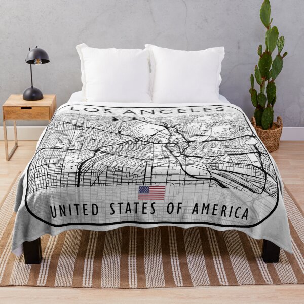 Item preview, LOS ANGELES MAP USA designed and sold by hatimelhag.