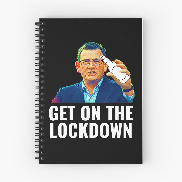 Item preview, Get On The Lockdown | Victoria 6th Lockdown | Dan Andrews designed and sold by NoirOwned.