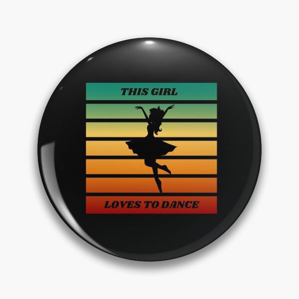 Item preview, Girl Loves to Dance Gift for Dancer T-Shirt designed and sold by CHAMSSTORE.