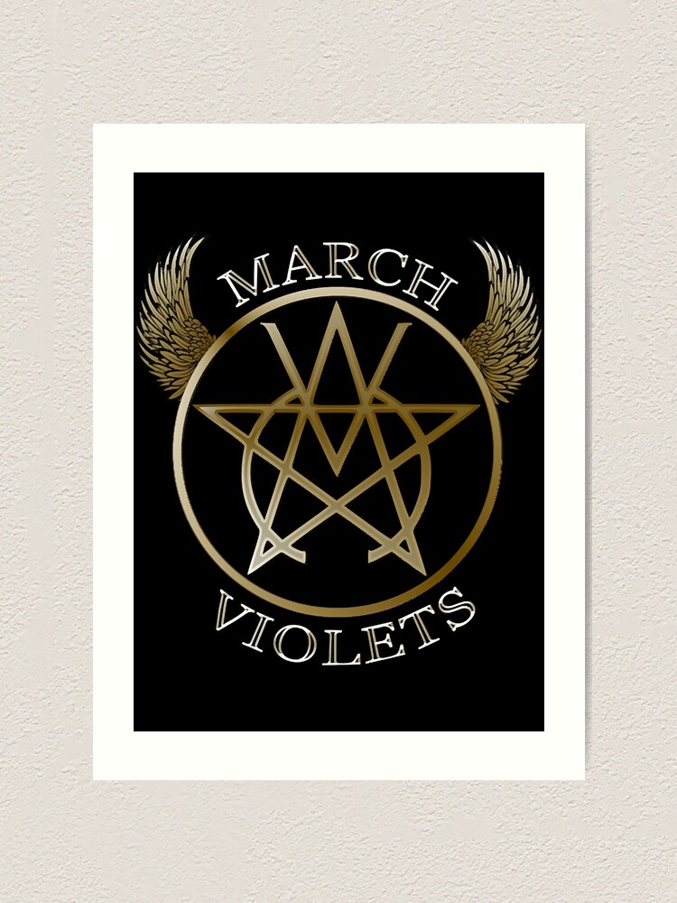 "The March Violets - Logo. " Art Print by deacetis | Redbubble