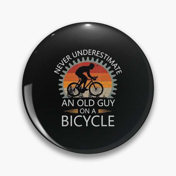 Item preview, An Old Guy On A Bicycle Cycling Vintage Never Underestimate designed and sold by Jindohu58299.