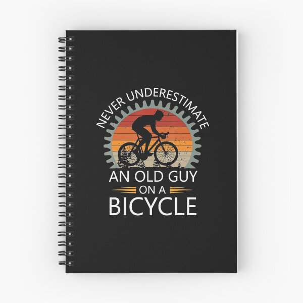 Item preview, An Old Guy On A Bicycle Cycling Vintage Never Underestimate designed and sold by Jindohu58299.