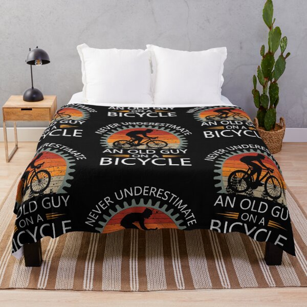 Item preview, An Old Guy On A Bicycle Cycling Vintage Never Underestimate designed and sold by Jindohu58299.