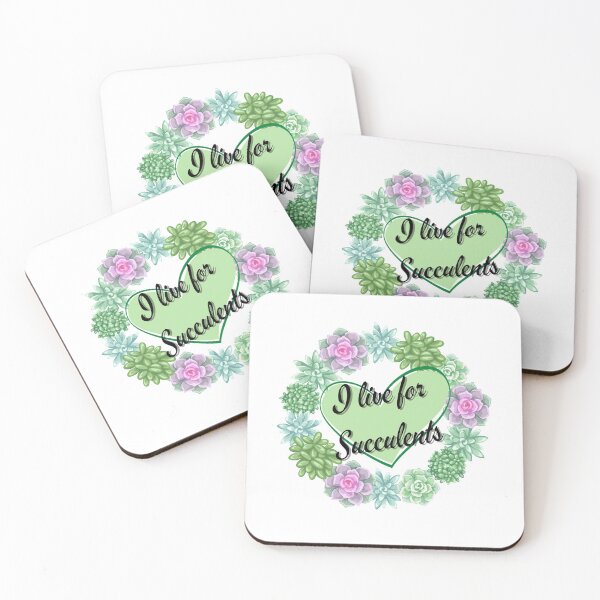 Item preview, I Live for Succulents  designed and sold by Bossmommy84.