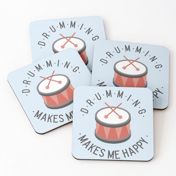 Item preview, Drumming Makes Me Happy designed and sold by AmazingGraphicT.