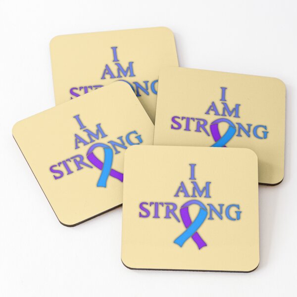Item preview, Suicide Awareness Ribbon (I Am Strong Ver. 1) designed and sold by AbsurdlyEpic.