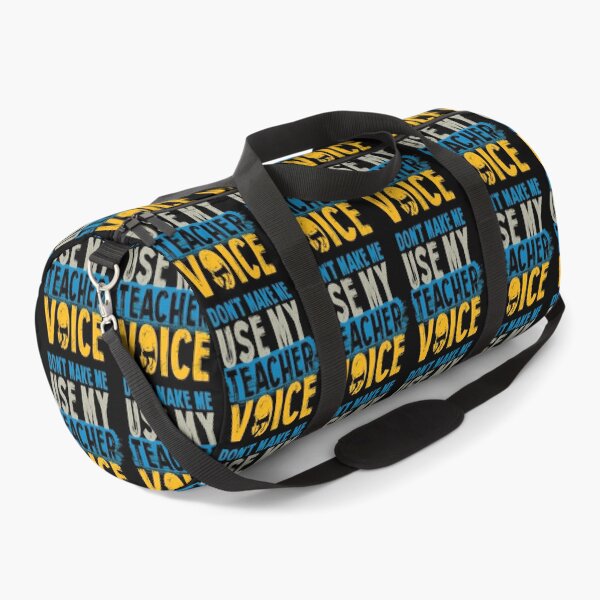 Item preview, DON'T MAKE ME USE MY TEACHER VOICE - FUNNY TEACHER BACK TO SCHOOL VOICE designed and sold by PhillDaPhlava.