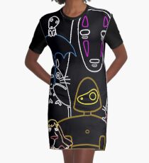 Ghibli mix v2 Graphic T-Shirt Dress