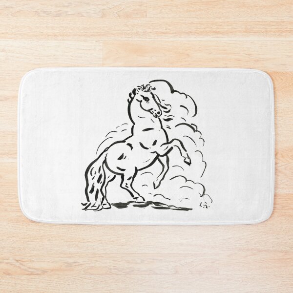 Item preview, Majestic Horse Cartoon Line Art designed and sold by animalartstylin.