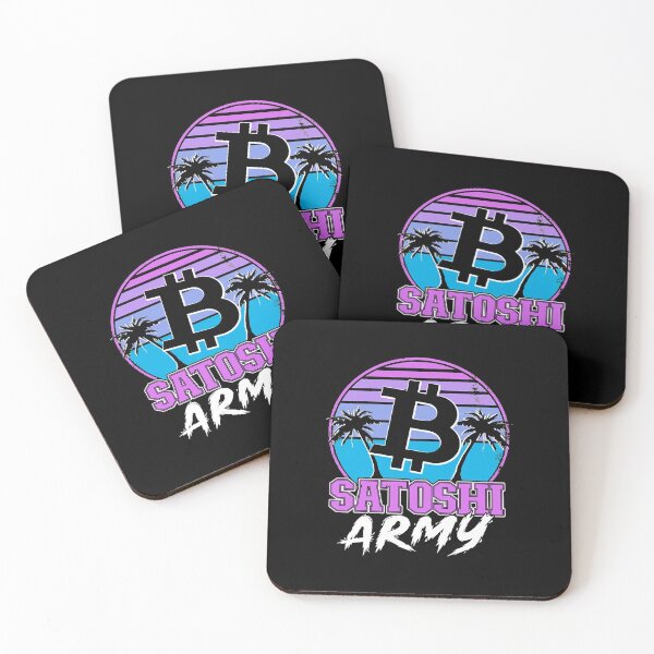 Item preview, Satoshi Army Retrowave Cryptocurrency BTC Bitcoin  designed and sold by raineban.