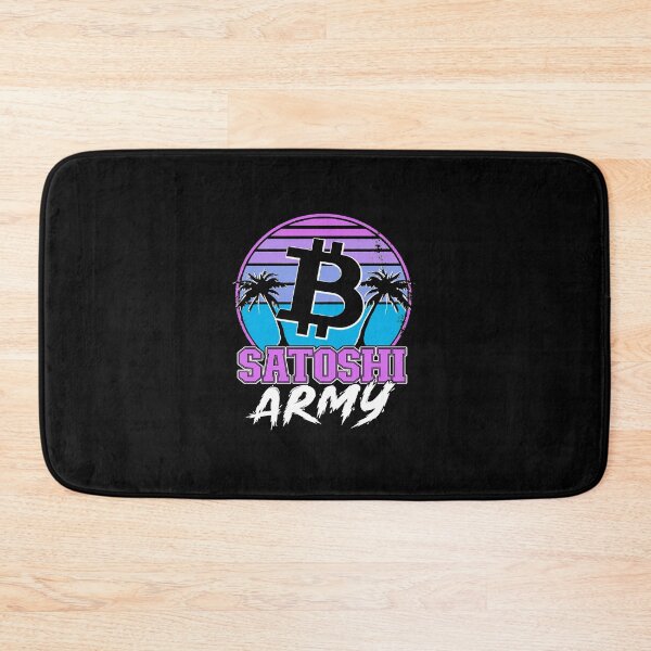 Item preview, Satoshi Army Retrowave Cryptocurrency BTC Bitcoin  designed and sold by raineban.