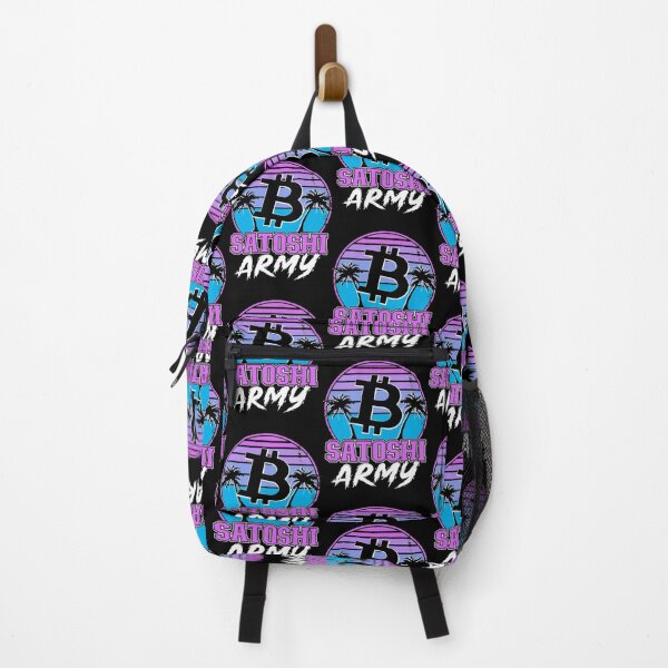 Item preview, Satoshi Army Retrowave Cryptocurrency BTC Bitcoin  designed and sold by raineban.