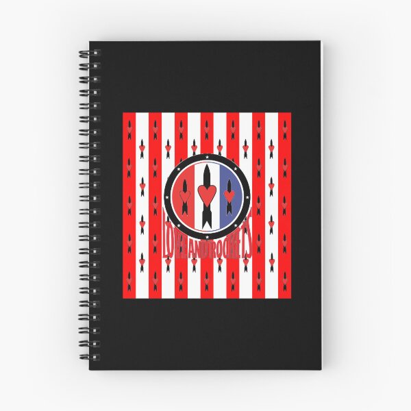 Item preview, Love And Rockets - Red And White Stripe Background.  designed and sold by raineban.
