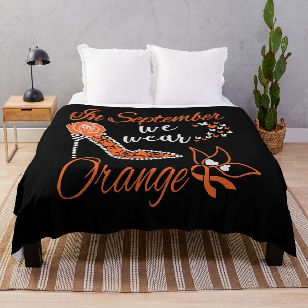 Item preview, In September We Wear Orange Leukemia Awareness designed and sold by PinkyTree.