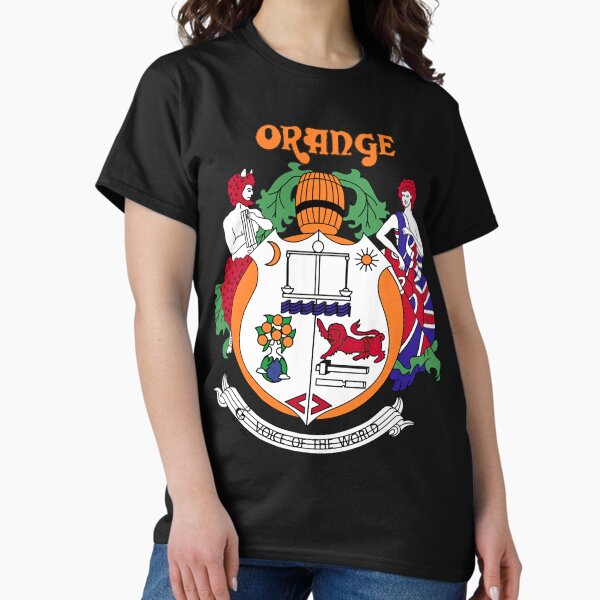 Vista previa del artículo con la obra «Cresta vintage de amplificadores naranja», diseñado y vendido por annaeliseg.