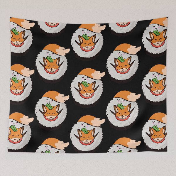 Item preview, Sushi roll fox  designed and sold by raineban.