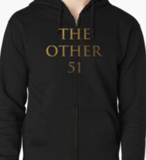 Hamilton - The other 51 (Inverted) Zipped Hoodie