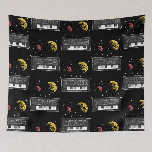 Item preview, Synthesizer Space Synths Analog Modular Retro Gift  designed and sold by labrumitt.