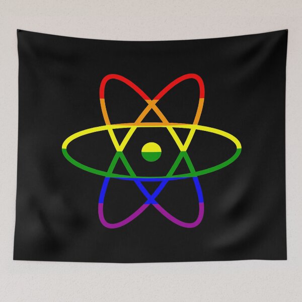 Item preview, LGBTQ+ Atom - Pride Month, Happy Pride!, Gay, Lesbian, Transgender, Pansexual, Queer designed and sold by jadedscientist.