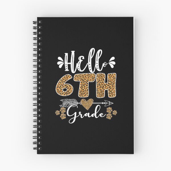 Item preview, Hello Sixth Grade Back To School 1st Day Leopard Teachers  designed and sold by JethroShop.