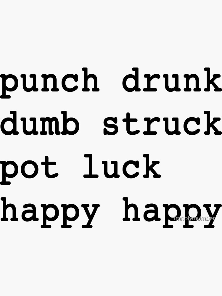 "Wolf Alice Blush" Sticker by imnotanumber Redbubble