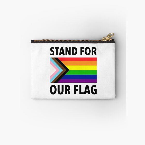 Item preview, Stand For Our Flag - LGBTQIA Pride designed and sold by Picket Club.