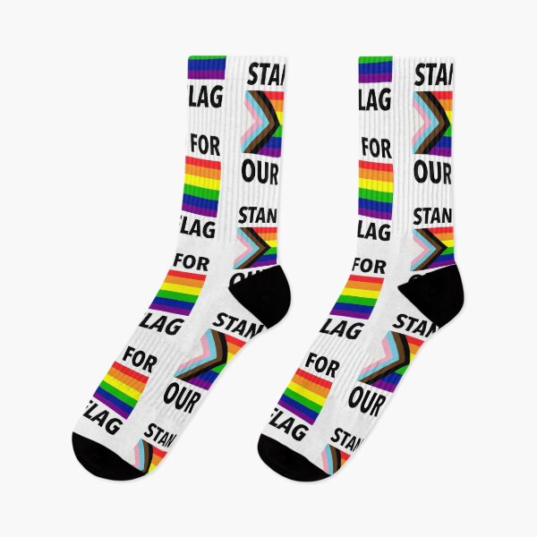Item preview, Stand For Our Flag - LGBTQIA Pride designed and sold by Picket Club.