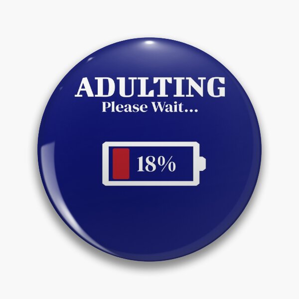 Item preview, Adulting Please Wait Funny Graduation Gift designed and sold by SharpThreadZ.