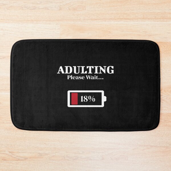 Item preview, Adulting Please Wait Funny Graduation Gift designed and sold by SharpThreadZ.