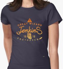 THE GREAT WIZARD JENKINS - burning heart Women's Fitted T-Shirt