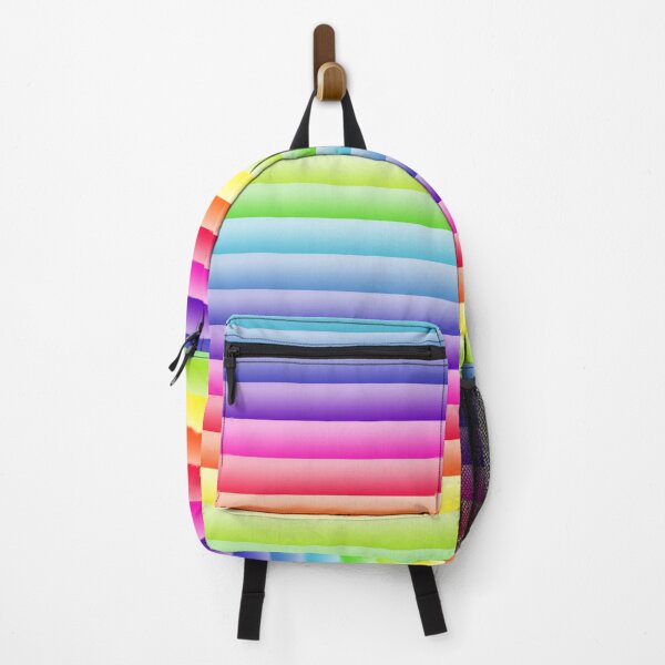 Item preview, Rainbow Stripes Pattern, Green, Yellow, Orange, Purple, Red, Blue, Green Stripes Pattern designed and sold by silviaol.