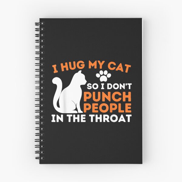 Item preview, I Hug My Cat So I Dont Punch People - Kitten _ Cat Lover T-Shirt designed and sold by tinhpham.