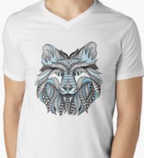 Winter wolf Men's V-Neck T-Shirt