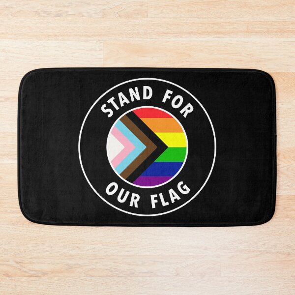Item preview, Stand For Our Flag - LGBTQIA Pride designed and sold by Picket Club.