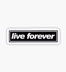Oasis Live Forever Sticker