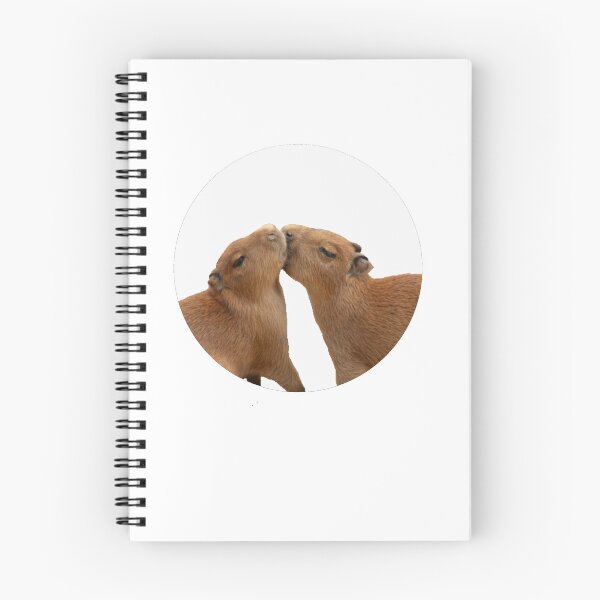 Item preview, Kissing Capybaras designed and sold by Capyverse.