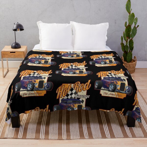 Item preview, Hot Rod Garage Old School Rules designed and sold by pricillasobi.
