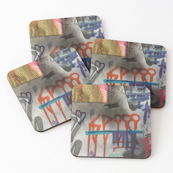 Item preview, Worn street posters| Hearts | Graffiti wall | Pop art | Street-art aesthetics designed and sold by CiceroSpin.