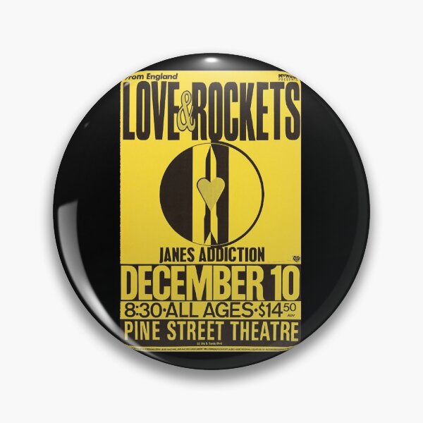 Item preview, Love And Rockets, Janes Addiction.  designed and sold by labrumitt.