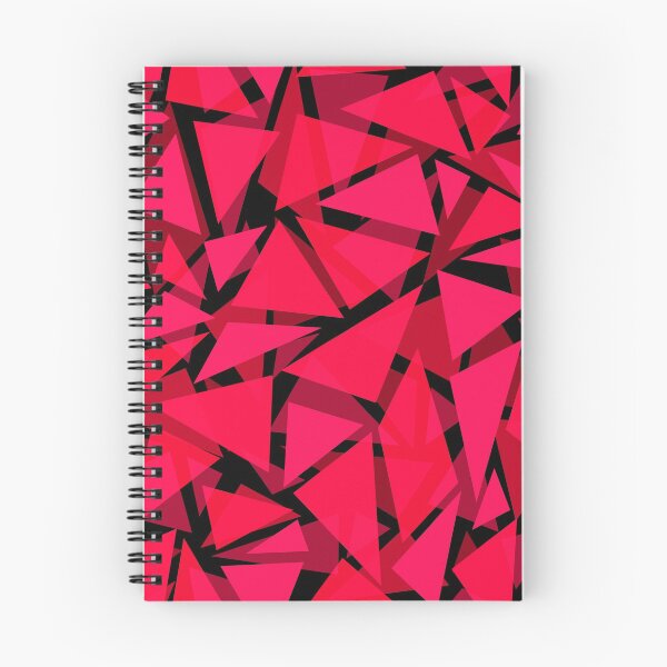 Item preview, pattern scarlet bright red geometri abstract designed and sold by fuzzyfox.