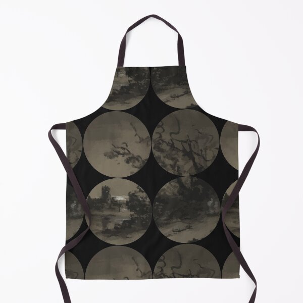 Item preview, Vintage Style Minimalistic Moonlight Scene Geometric Divided Into Four Circles designed and sold by pelagio.