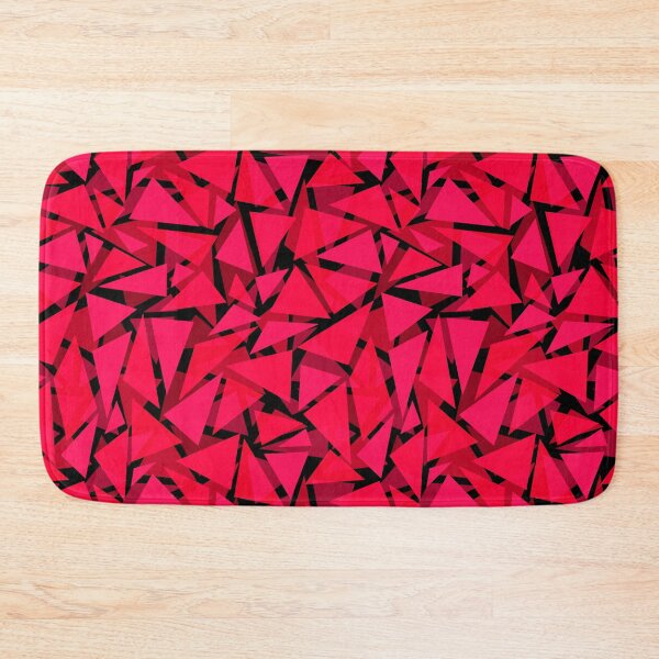 Item preview, pattern scarlet  bright red geometri abstract designed and sold by fuzzyfox.