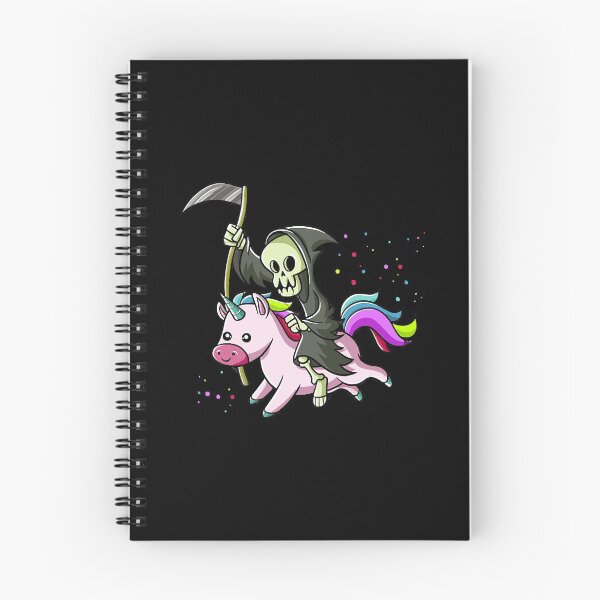 Item preview, Cute Death riding a Kawaii Unicorn  designed and sold by ShiersJameon.