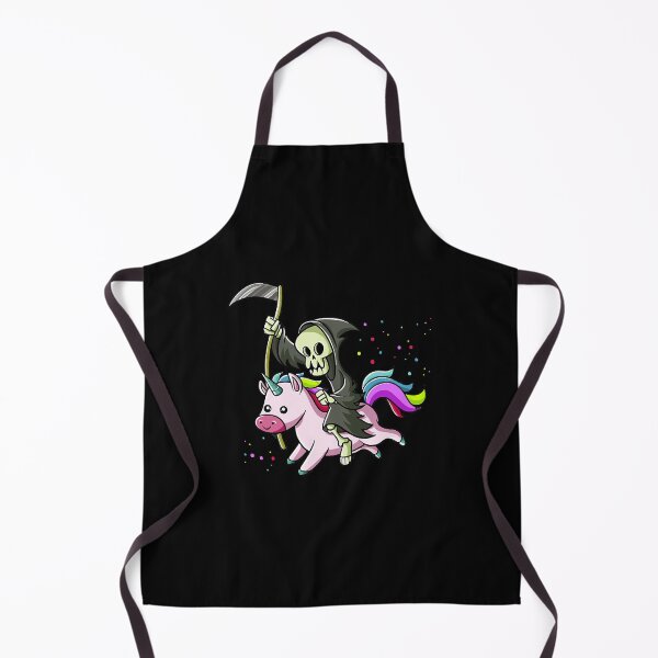 Item preview, Cute Death riding a Kawaii Unicorn designed and sold by ShiersJameon.