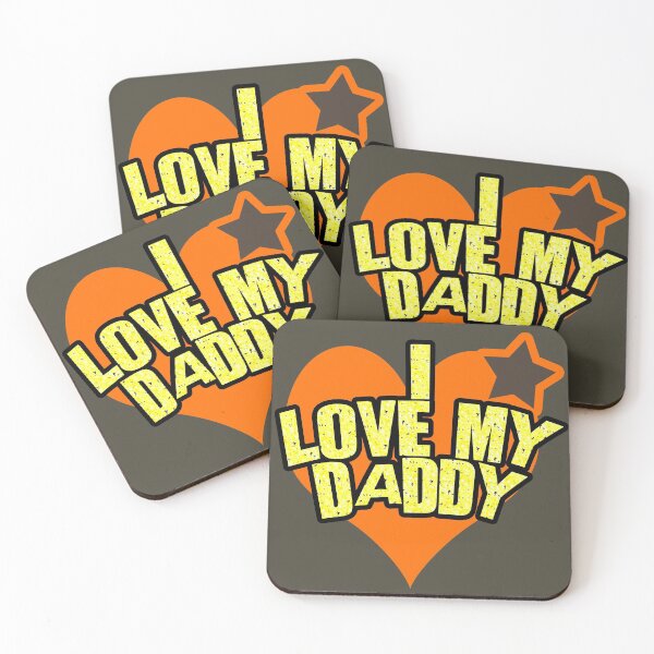 Item preview, I LOVE MY DADDY - A sweet message for all Daddies out there designed and sold by Tatzki-Design.